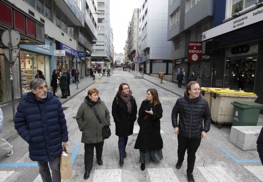 O Goberno local encarga o proxecto de peonalización definitiva para as rúas Alcalde Marchesi, Primavera e Compostela